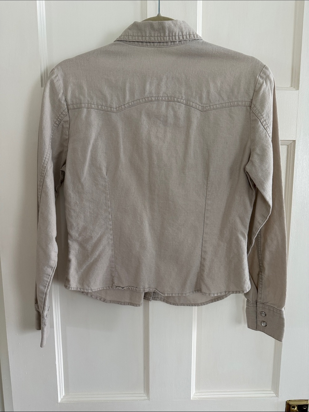 🤠Charlotte Russe linen/cotton long sleeve western shirt. Size M. - Picture 2 of 7